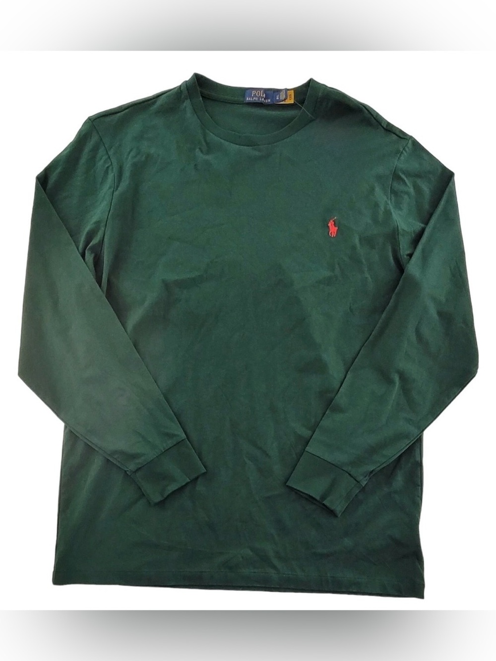 POLO Ralph Lauren Hunter Green Long Sleeve Tee - Limited Edition / XL